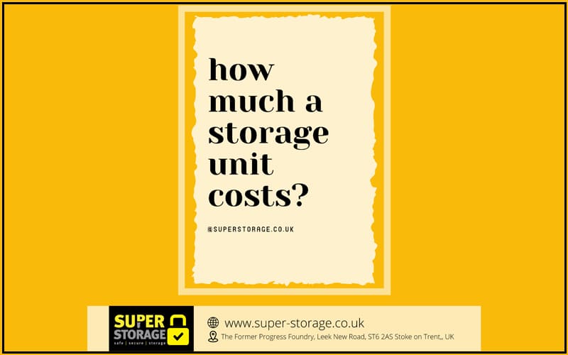 How much does a self storage unit cost