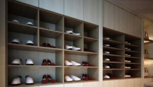 Shoe Storage in Storage Units